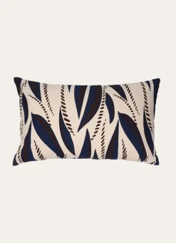 New Bouchara COUSSIN IMPRIMÉ FEUILLE CORALIE IVOIRE