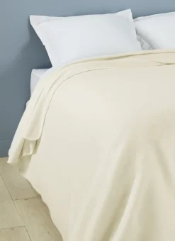 Online Bouchara COUVERTURE POLAIRE LÉGÈRE IVOIRE
