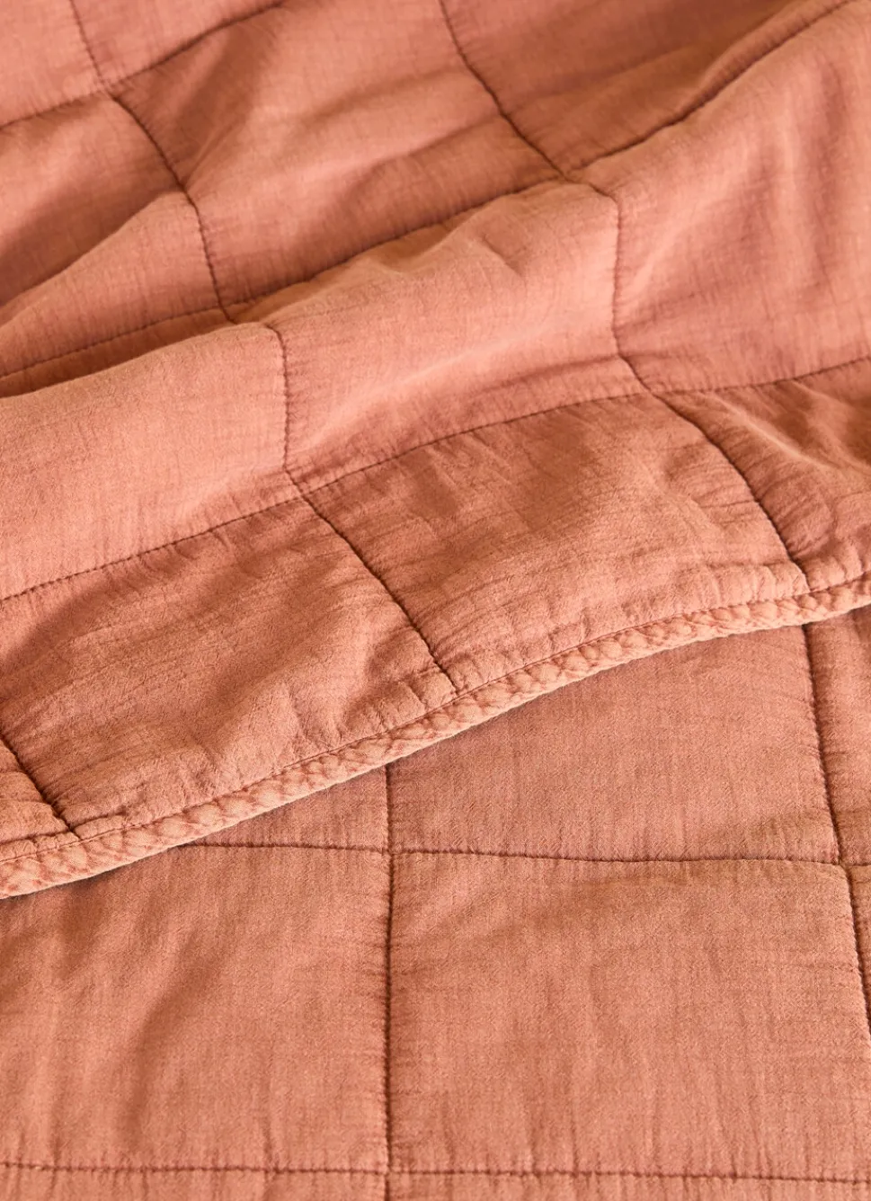 Outlet Bouchara COUVRE-LIT MATELASSÉ UNI MARRON