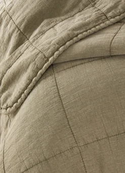 New Bouchara COUVRE-LIT MATELASSÉ UNI vert