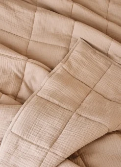 Online Bouchara COUVRE-LIT MOLLETONNÉ GAUFRÉ ÉCRU