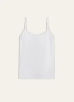 Hot Bouchara DÉBARDEUR COTON BIOLOGIQUE BLANC