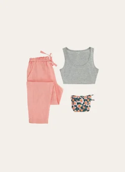 Best Bouchara DEBARDEUR A COL ROND EN COTON GRIS CHINE