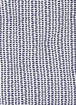 Bouchara DESSUS DE CHAISE EN COTON IMPRIMÉ MINI MOTIFS MARINE