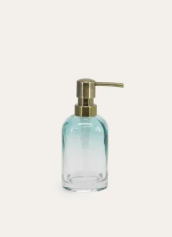 Online Bouchara DISTRIBUTEUR DE SAVON EN VERRE DÉGRADÉ ORPHÉE BLEU/VERT