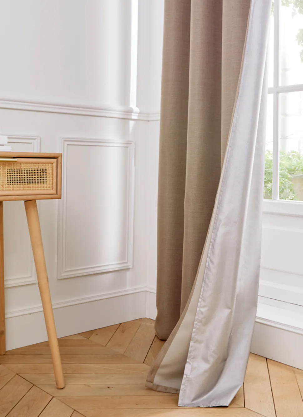 Sale Bouchara DOUBLURE THERMIQUE OCCULTANTE ARGENT / NOIR