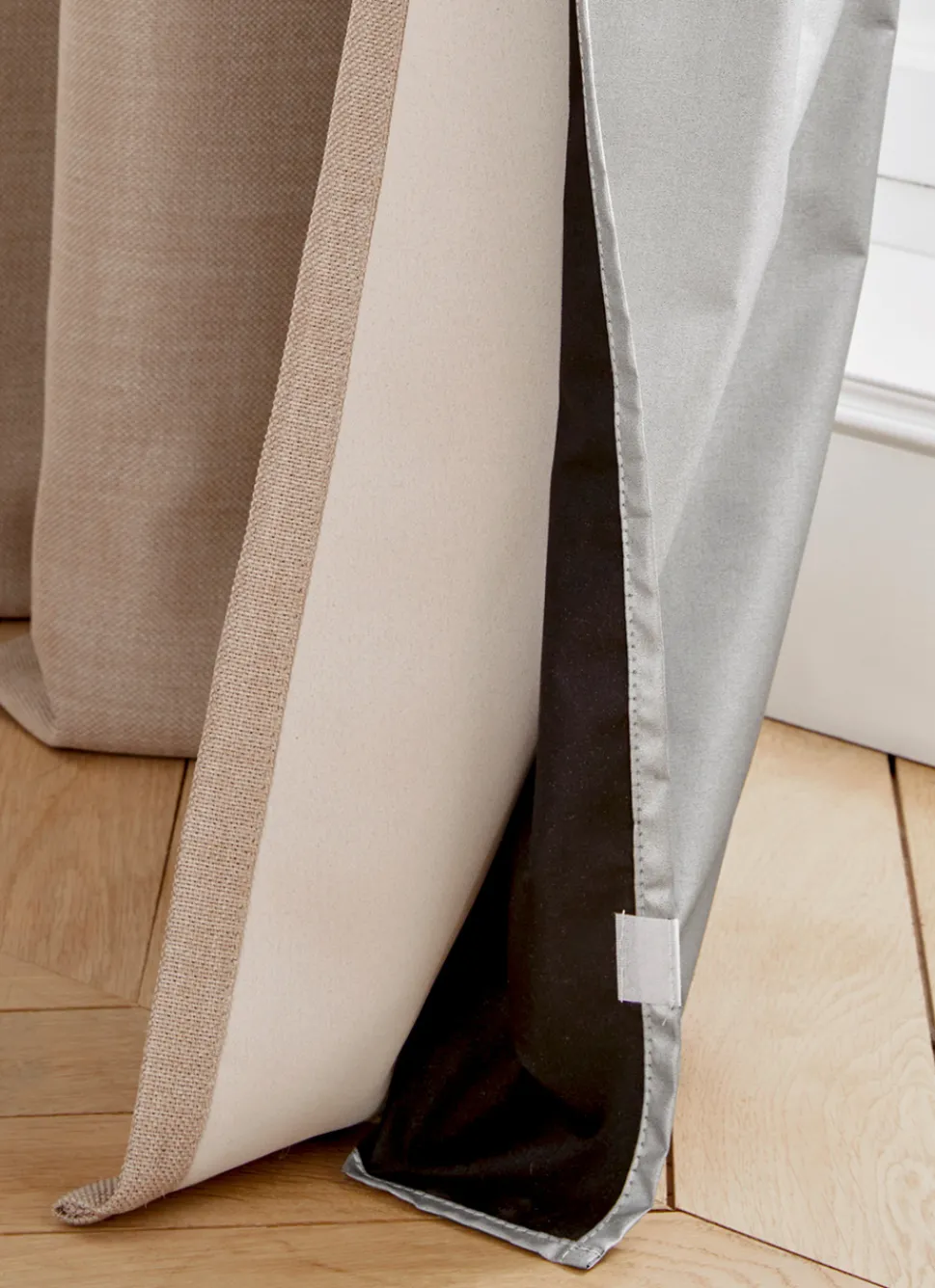 Sale Bouchara DOUBLURE THERMIQUE OCCULTANTE ARGENT / NOIR