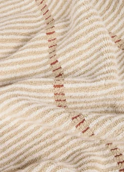 Online Bouchara DRAP DE BAIN À RAYURES BEIGE