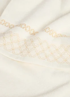 Hot Bouchara DRAP DE BAIN BORDURE JACQUARD SHEHERAZADE BLANC CASSÉ