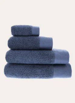 Best Bouchara DRAP DE BAIN COTON MOELLEUX ZÉRO TORSION SAPHIR