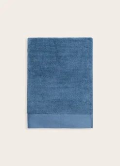 Sale Bouchara DRAP DE BAIN COTON MOELLEUX ZÉRO TORSION BLEU BALTIQUE