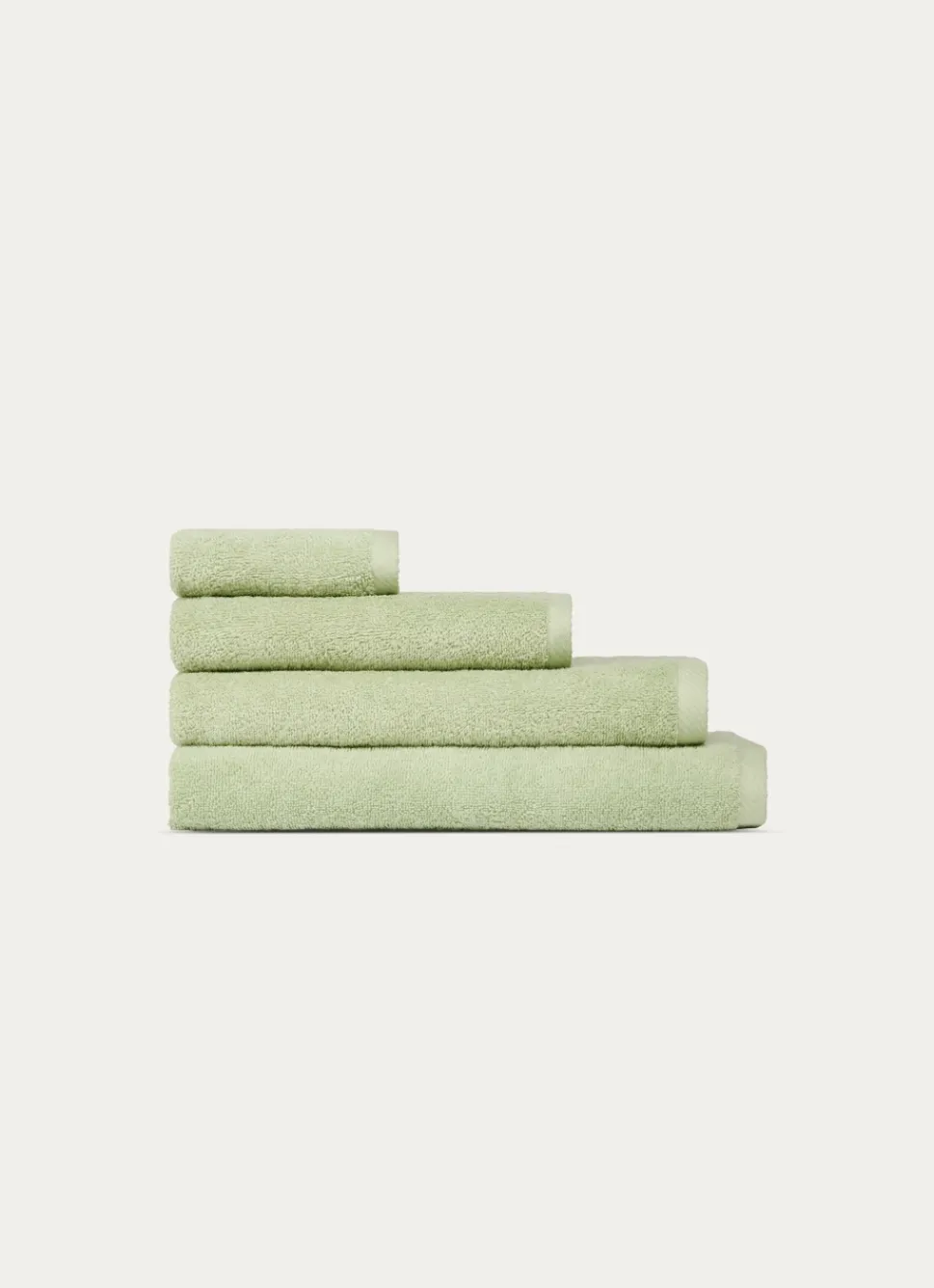 Bouchara DRAP DE BAIN EN COTON UNI BASIL VERT
