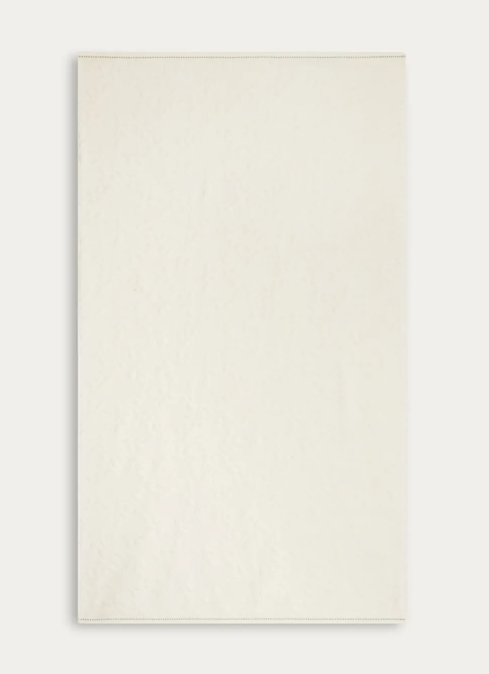 New Bouchara DRAP DE BAIN JACQUARD UNI ECRU