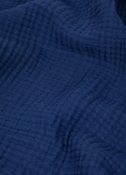 Online Bouchara DRAP DE BAIN UNI EN GAZE DE COTON ODYSSÉE BLEU MARINE