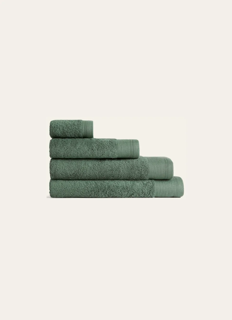 Hot Bouchara DRAP DE BAIN UNI 500GR OLIVE