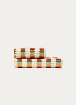Best Bouchara DRAP DE DOUCHE À RAYURES FANTAISIES MULTICOLORE