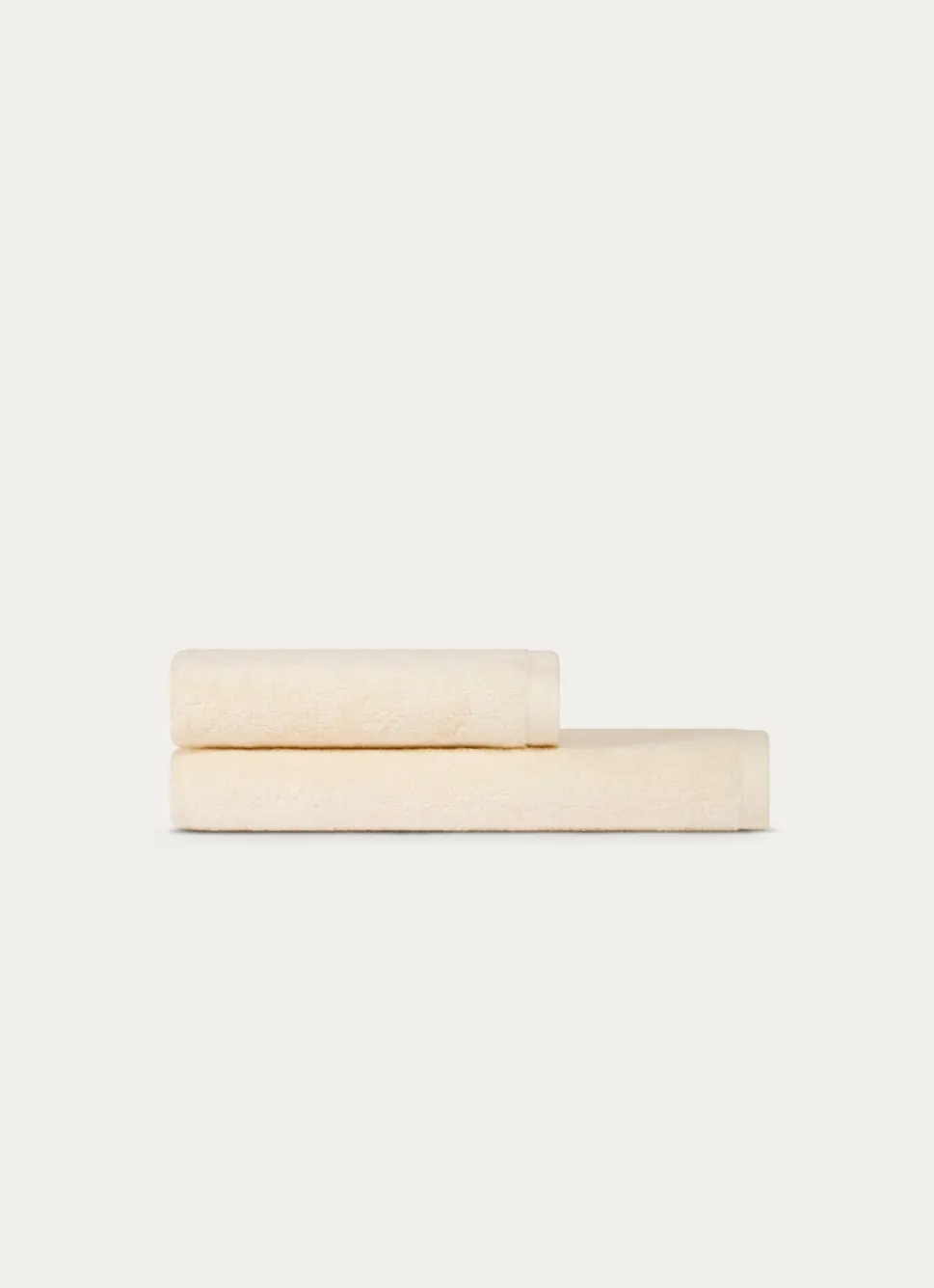 Sale Bouchara DRAP DE DOUCHE EN COTON ET SOIE AGNES ECRU