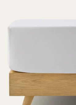 New Bouchara DRAP HOUSSE EN COTON BLANC