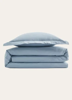 Best Bouchara DRAP HOUSSE EN COTON BLEU PAON