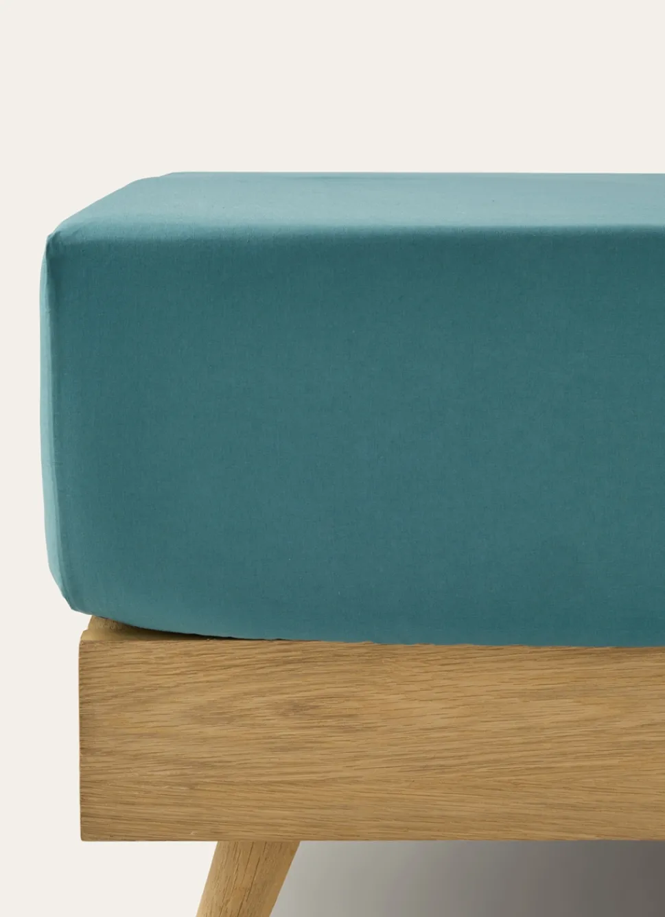 Best Bouchara DRAP HOUSSE EN COTON BLEU PAON