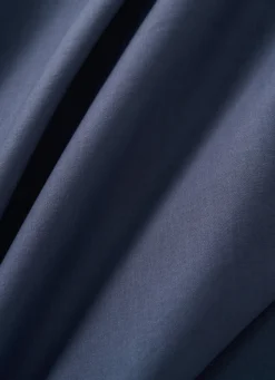 Hot Bouchara DRAP HOUSSE EN COTON BLEU MARINE