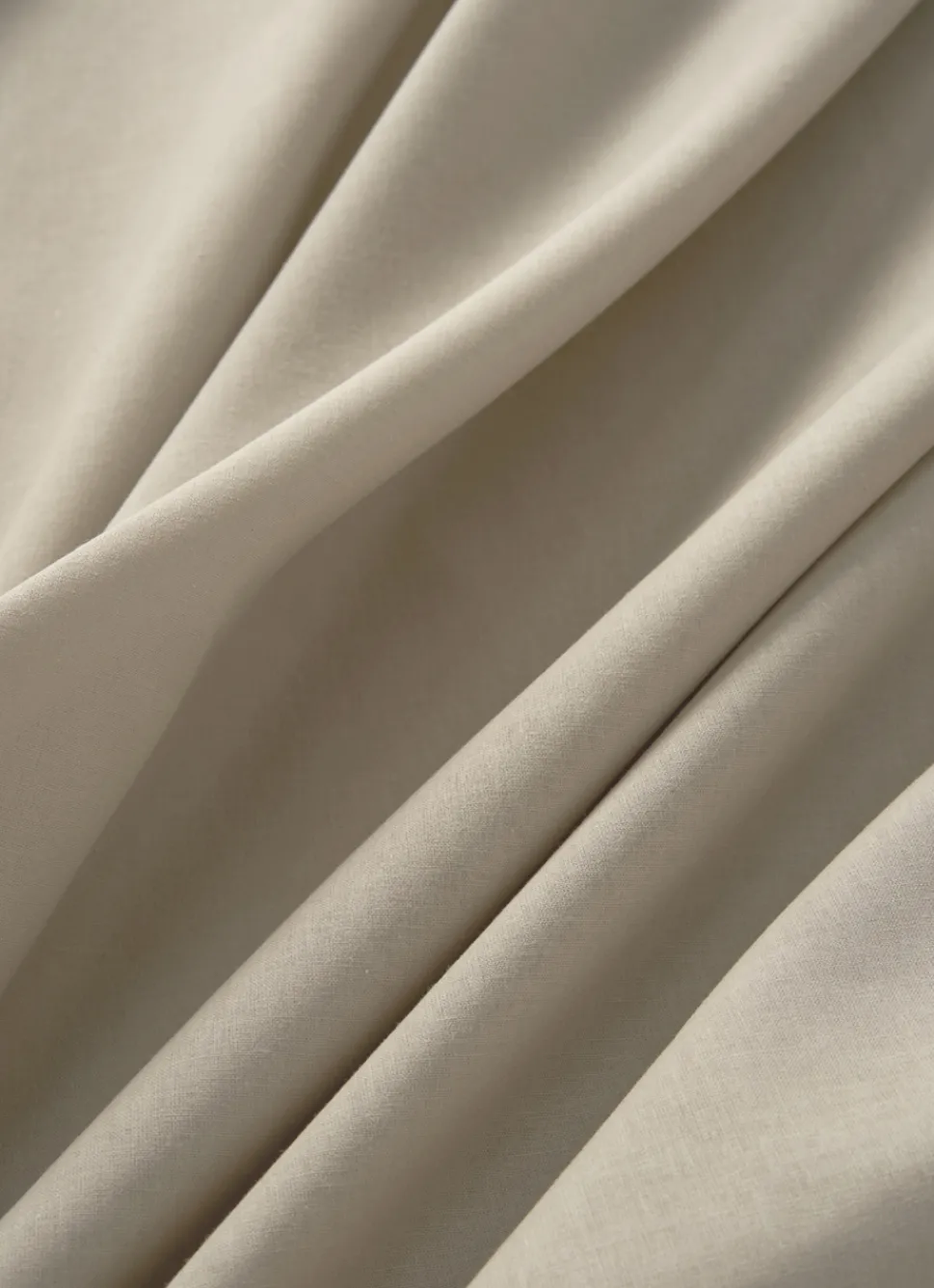 New Bouchara DRAP HOUSSE EN COTON POUR 2 LITS JUMEAUX TAUPE CLAIR