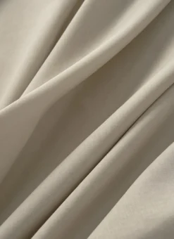 Outlet Bouchara DRAP HOUSSE EN COTON TAUPE