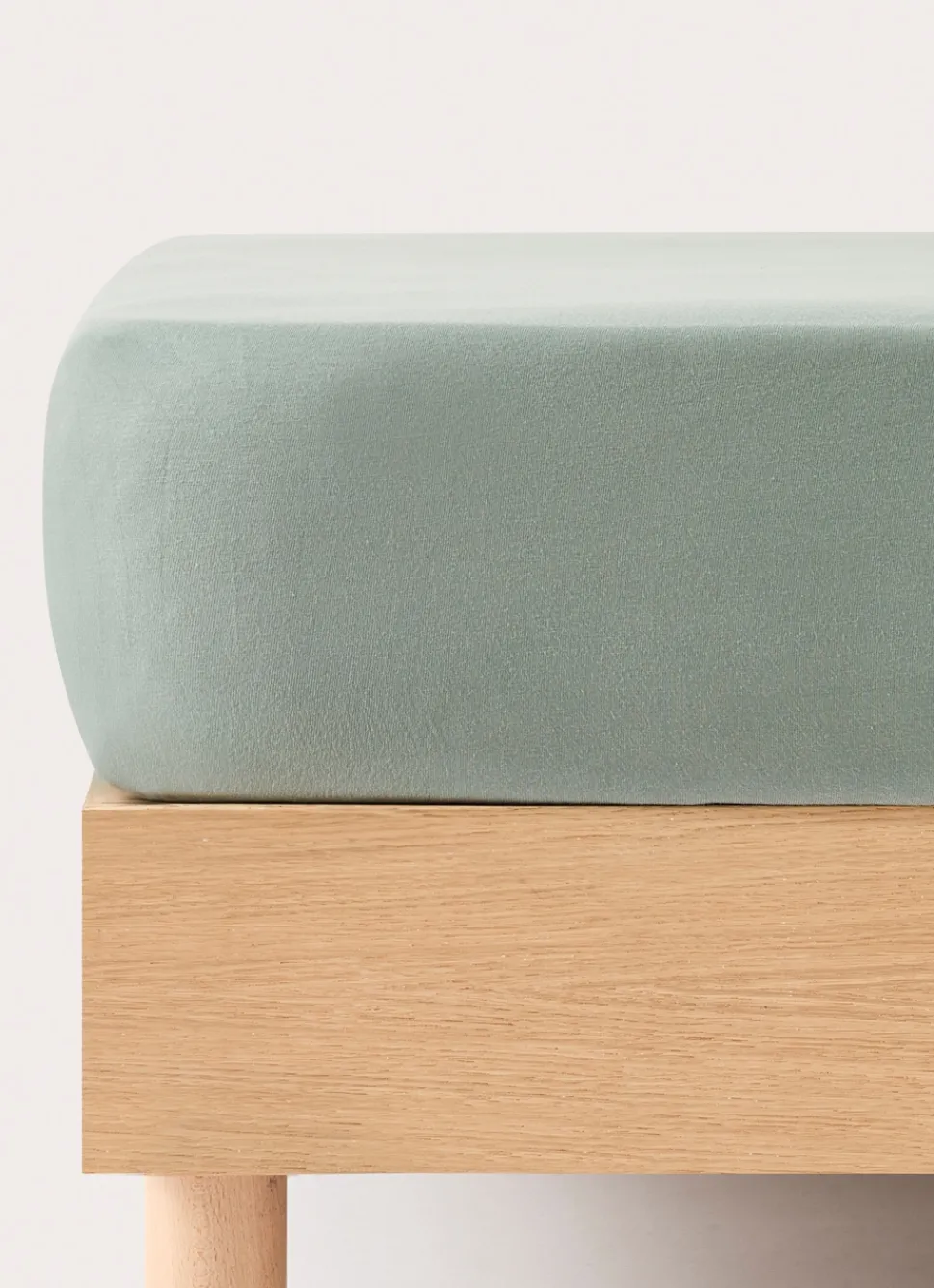 Sale Bouchara DRAP HOUSSE EN JERSEY EMILOU VERT DE GRIS