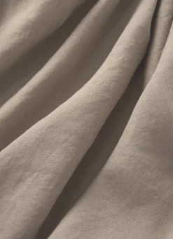 Hot Bouchara DRAP HOUSSE EN LIN LAVÉ UNI 165GR TAUPE