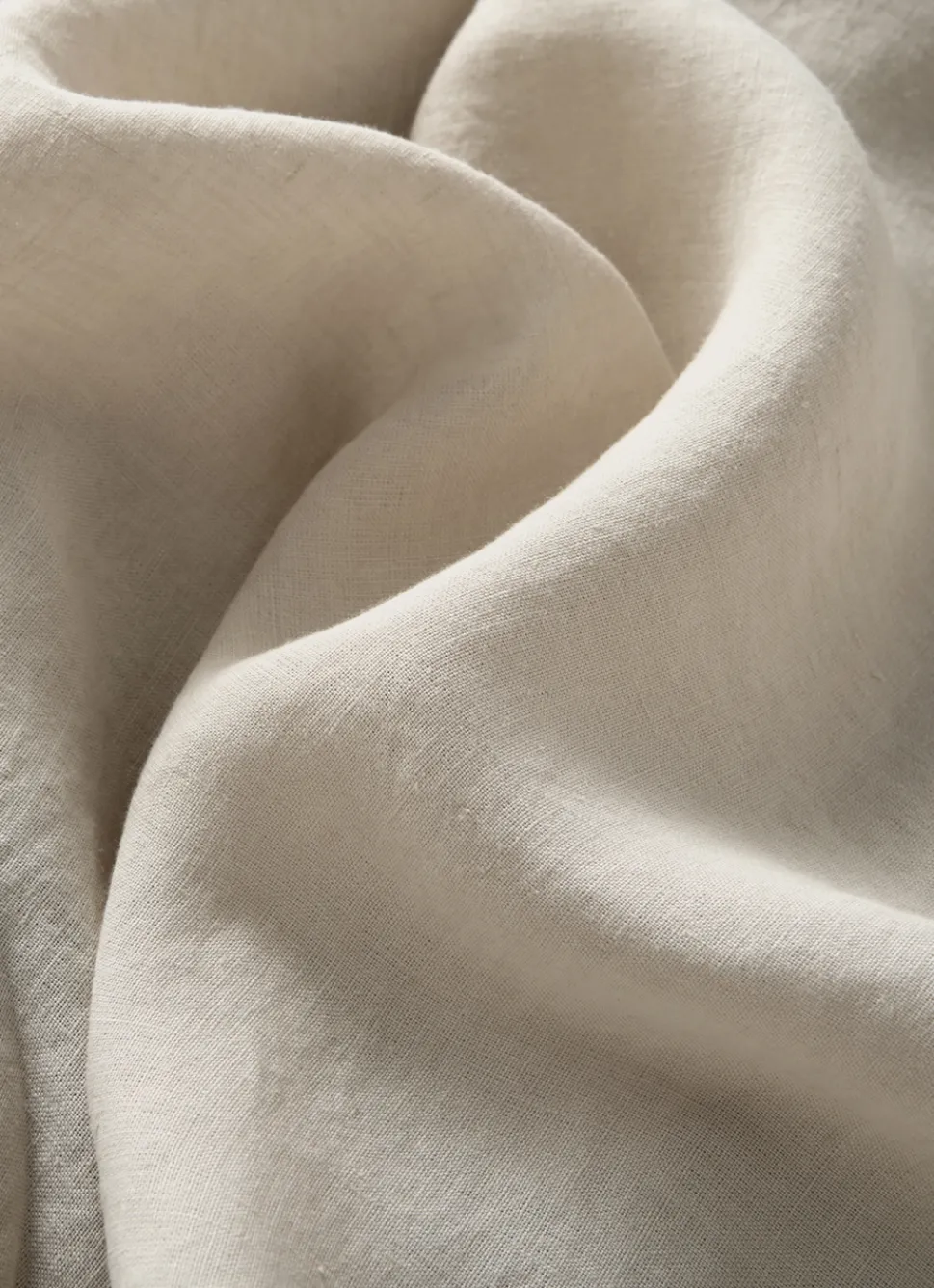 New Bouchara DRAP HOUSSE EN LIN LAVÉ UNI 165GR ARGILE