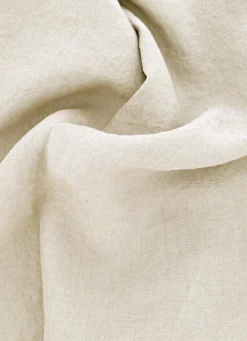 New Bouchara DRAP HOUSSE EN LIN LAVÉ UNI 165GR ARGILE