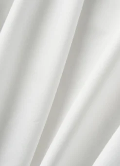 New Bouchara DRAP HOUSSE EN PERCALE DE COTON POUR LIT ARTICULÉ BLANC