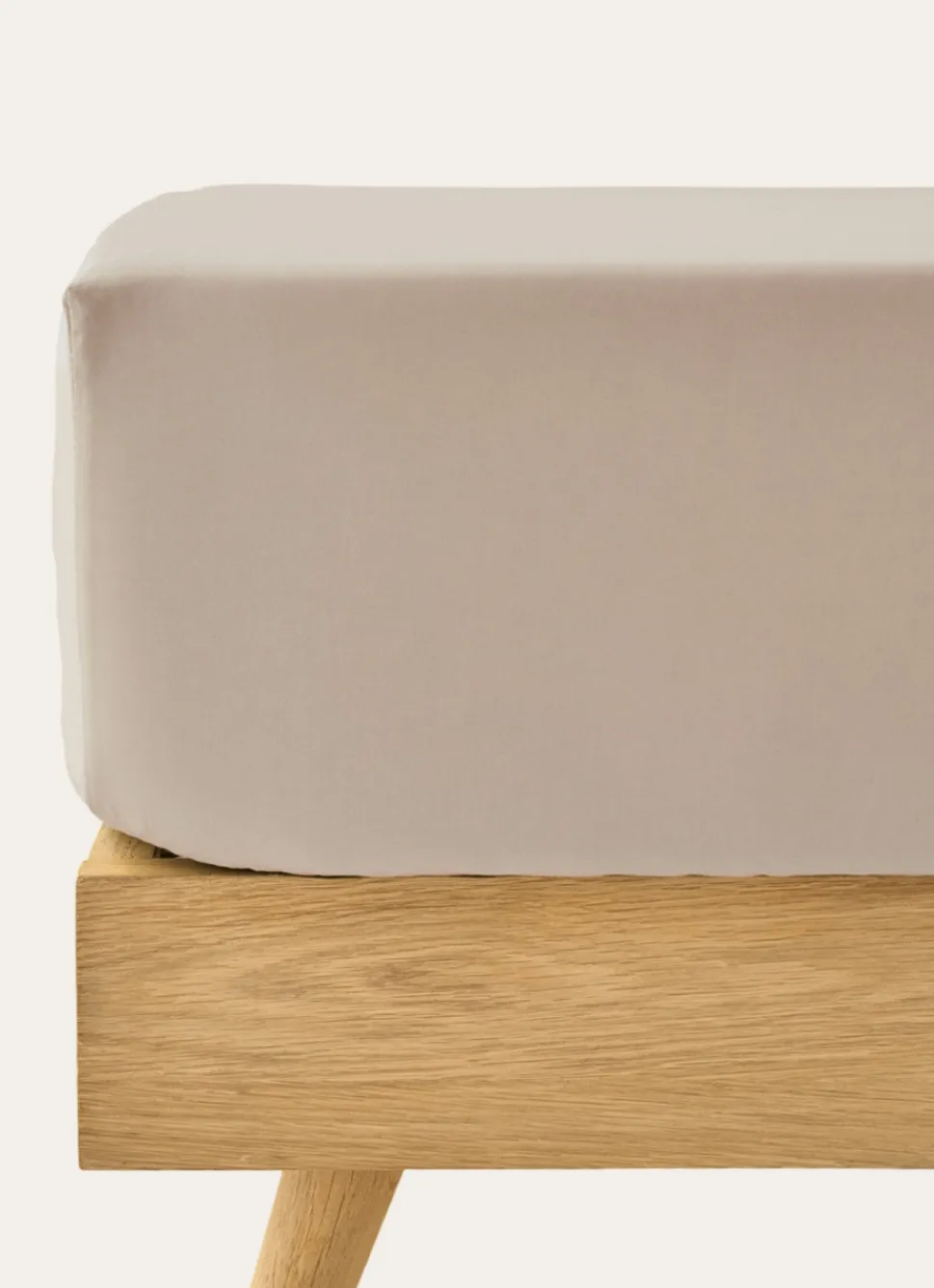 Hot Bouchara DRAP HOUSSE EN PERCALE DE COTON POUR LIT ARTICULÉ SABLE