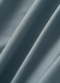 Best Bouchara DRAP HOUSSE UNI EN COTON GRAND BONNET 32CM BLEU ORAGE