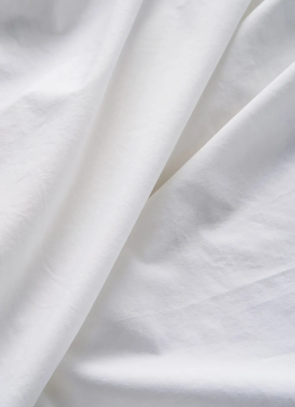 Discount Bouchara DRAP HOUSSE UNI EN COTON LAVÉ BIO BLANC