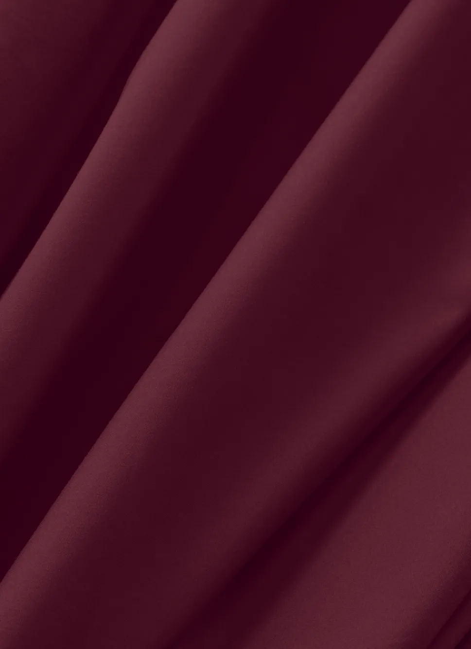 Discount Bouchara DRAP HOUSSE UNI EN PERCALE DE COTON GRENAT