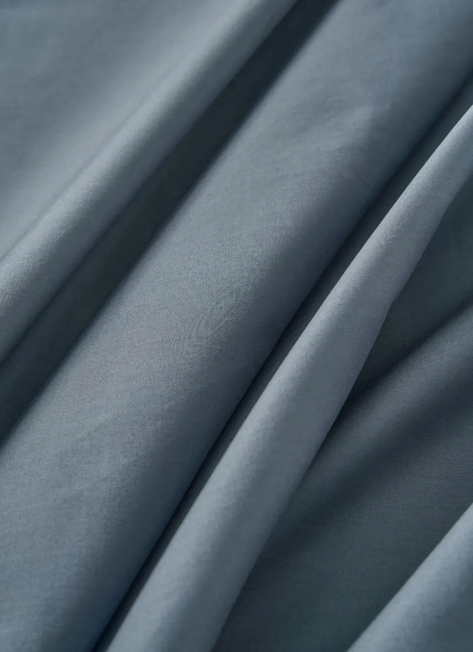 Discount Bouchara DRAP HOUSSE UNI EN PERCALE DE COTON JEAN