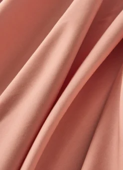 Clearance Bouchara DRAP HOUSSE UNI EN PERCALE DE COTON CORAIL