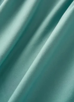 Best Bouchara DRAP HOUSSE UNI EN PERCALE DE COTON BLEU MINÉRAL