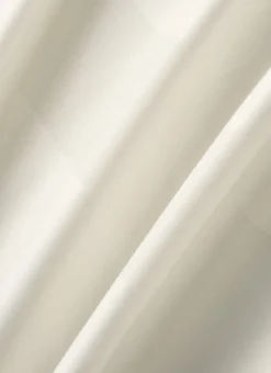 Clearance Bouchara DRAP HOUSSE UNI EN SATIN DE COTON IVOIRE