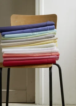 Outlet Bouchara DRAP PLAT UNI EN COTON BLANC