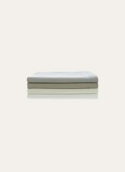 Outlet Bouchara DRAP PLAT UNI EN COTON BLANC