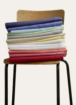 Outlet Bouchara DRAP PLAT UNI EN COTON BLANC