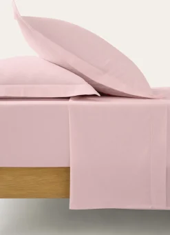 Discount Bouchara DRAP PLAT UNI EN COTON ROSE CLAIR