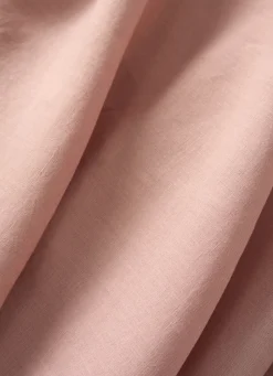 Best Bouchara DRAP PLAT UNI EN LIN LAVÉ - 165GR ROSE