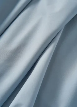 New Bouchara DRAP PLAT UNI EN PERCALE DE COTON ORAGE