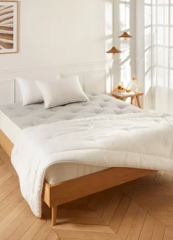 Sale Bouchara ÉDREDON DE GARNISSAGE MOELLEUX BOUT DE LIT BLANC