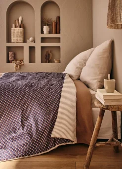 New Bouchara EDREDON IMPRIMÉ ERINA INDIGO