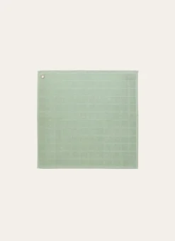 Sale Bouchara ESSUIE-MAINS À CARREAUX EN COTON AQUA