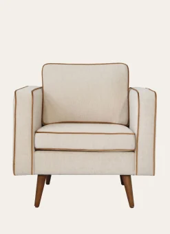 Bouchara FAUTEUIL TISSU ECRU/ECRU